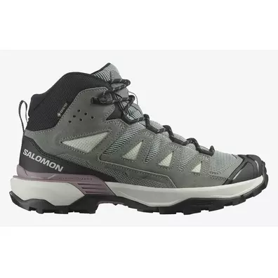 Bota Salomon X Ultra 360 LTR Mid GTX W Gris/Verde