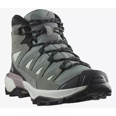 Bota Salomon X Ultra 360 LTR Mid GTX W Gris/Verde