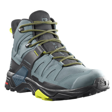 Bota Salomon X Ultra 4 GTX Gris/Negro/Amarillo