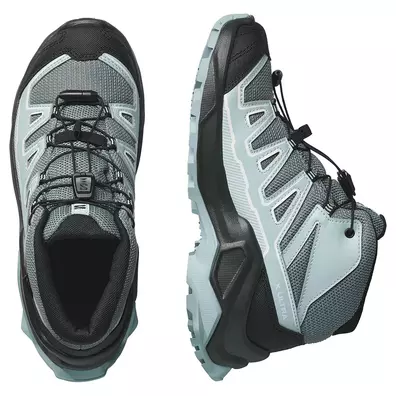 Bota Salomon X Ultra Mid GTX J Gris/Azul