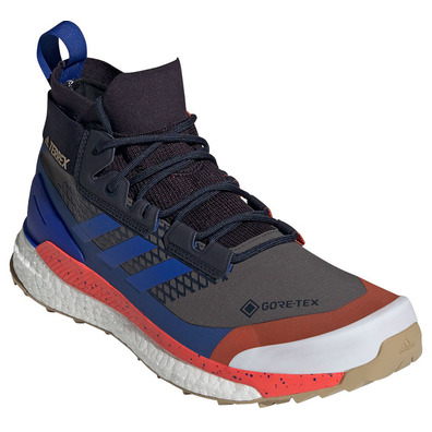 Botas Adidas Terrex Free Hiker GTX Azul/Rojo