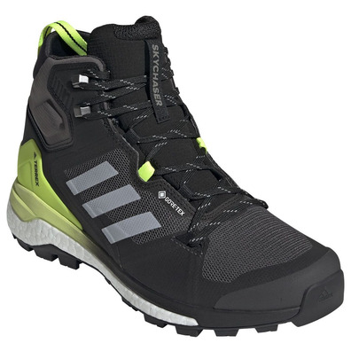 Botas Adidas Terrex Skychaser 2 Mid GTX Negro/Verde Lima