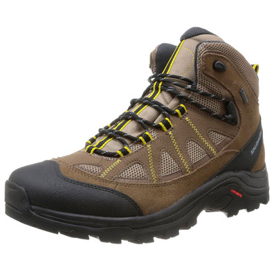 Botas Salomon Authentic LTR GTX Marrón/Negro/Amarillo