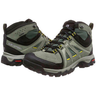 Botas Salomon Evasion Mid GTX Arena/Negro/Mostaza