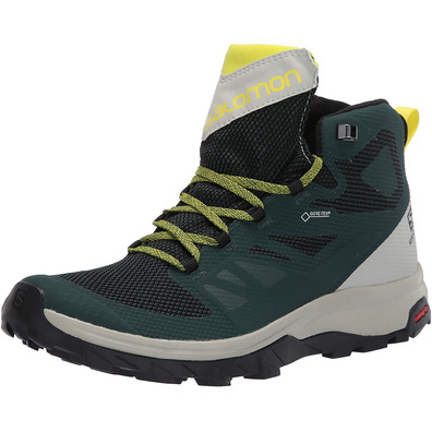 Botas Salomon Outline Mid GTX Verde/Lima