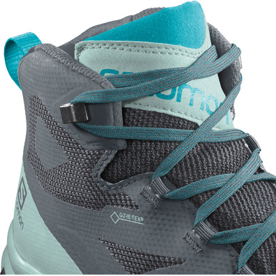 Botas Salomon Outline Mid GTX W Gris/Azul