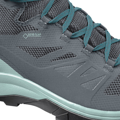 Botas Salomon Outline Mid GTX W Gris/Azul