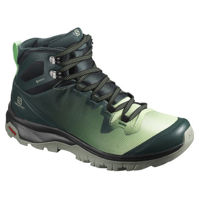 Botas Salomon Vaya Mid GTX W Turquesa/Verde