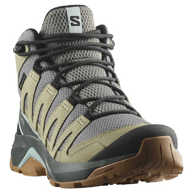 Botas Salomon X-Adventure Recon GTX W Mid Verde/Gris