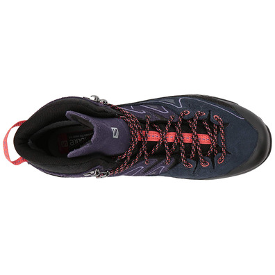 Botas Salomon X Alp Mid LTR GTX W Morado/Negro