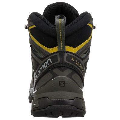 Botas Salomon X Ultra 3 Mid GTX Kaki/Negro/Mostaza