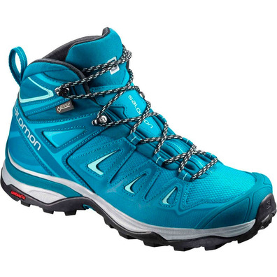 Botas Salomon X Ultra 3 Mid GTX W Azul