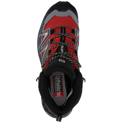 Botas Salomon X Ultra 3 Mid GTX Rojo/Gris