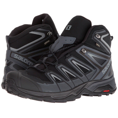 Botas Salomon X Ultra 3 Wide Mid GTX Negro/Gris