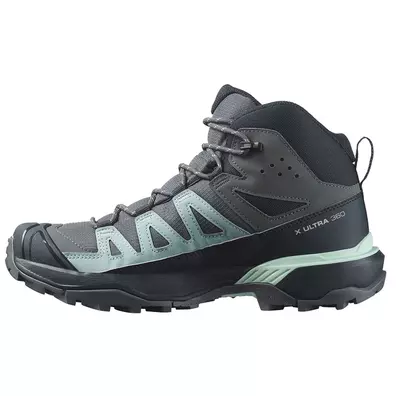 Botas Salomon X Ultra 360 Mid GTX W Gris/Aguamarina