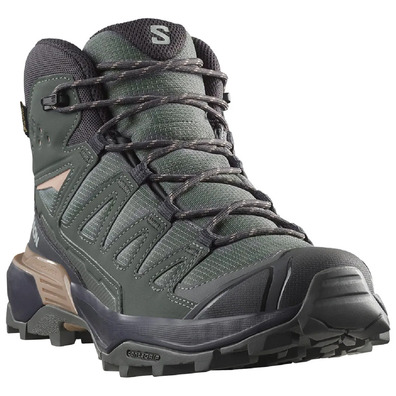 Botas Salomon X Ultra 360 Mid GTX W Verde Bosque