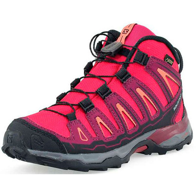 Botas Salomon X Ultra Mid GTX J Fucsia/Rosa