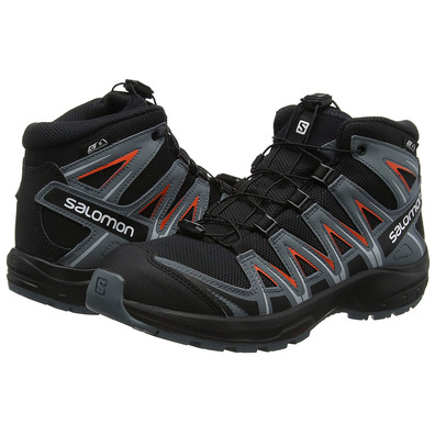 Botas Salomon XA PRO 3D Mid CSWP J Negro/Gris