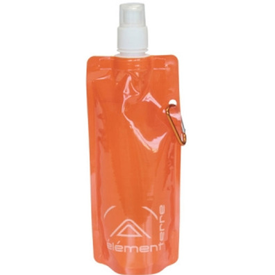 Botella Plegable Elementerre Pure Water 480 Naranja