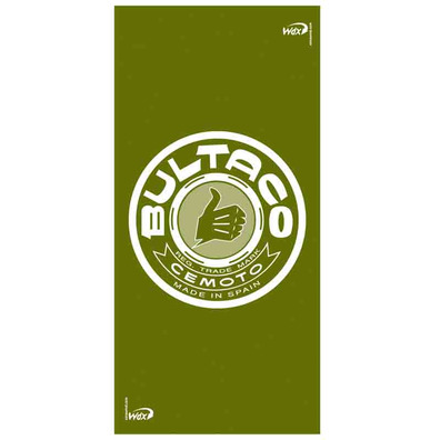 Braga Wind Bultaco Logo Green 1402