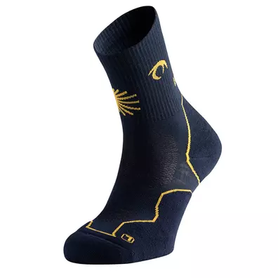 Calcetín Lurbel Tierra Peregrino Four Azul/Amarillo