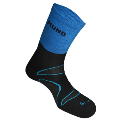 Calcetín Técnico Mund Plogging Negro/Azul