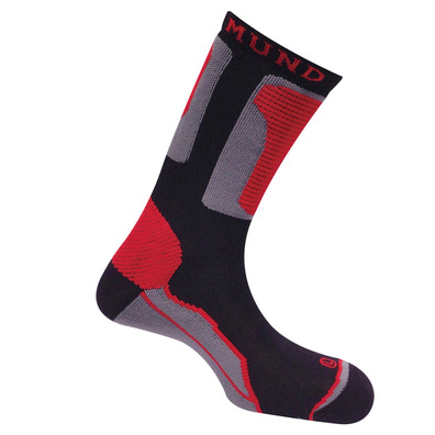 Calcetines Mund Roller Rojo/Negro/Gris