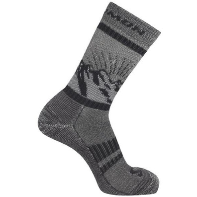 Calcetines Salomon Retro Wool Crew Gris