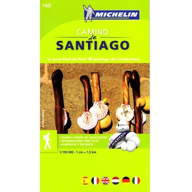 Camino de Santiago Michelin 1:150.000