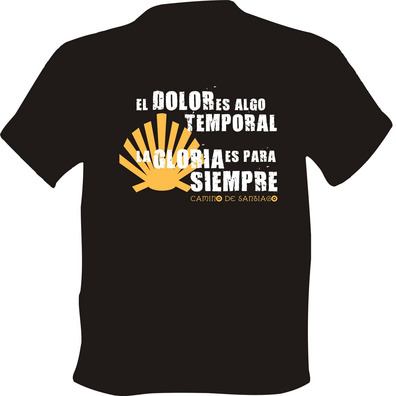 Camiseta El Dolor es algo temporal, la Gloria es para siempre