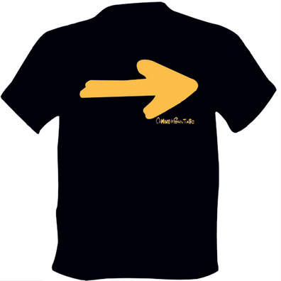 Camiseta Flecha Camino de Santiago Negra