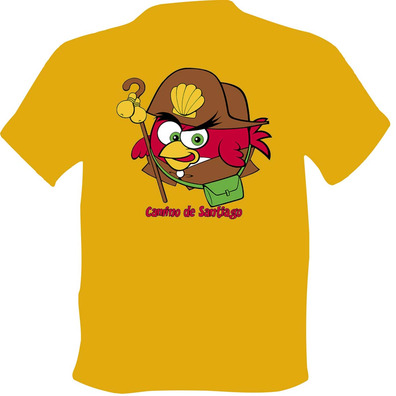 Camiseta niño Angry Birds - Camino de Santiago