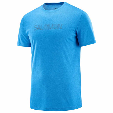 Camiseta Salomon Agile Graphic Tee Azul