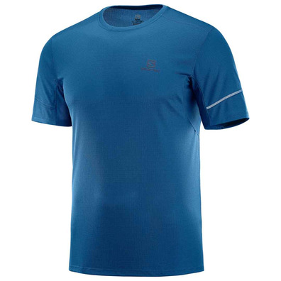 Camiseta Salomon Agile SS Tee Cobalto