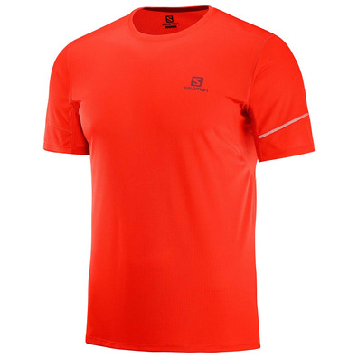 Camiseta Salomon Agile SS Tee Rojo