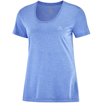 Camiseta Salomon Agile SS Tee W Azul