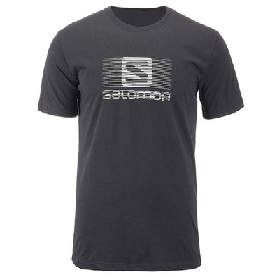 Camiseta Salomon Blend Logo SS TEE Negro