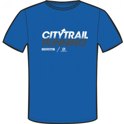 Camiseta Salomon Citytrail Graphic Azul