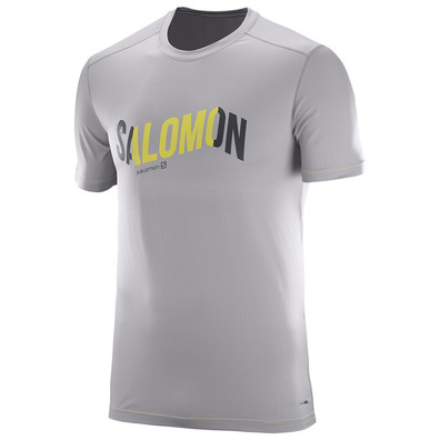 Camiseta Salomon Cosmic Logo Tee Gris