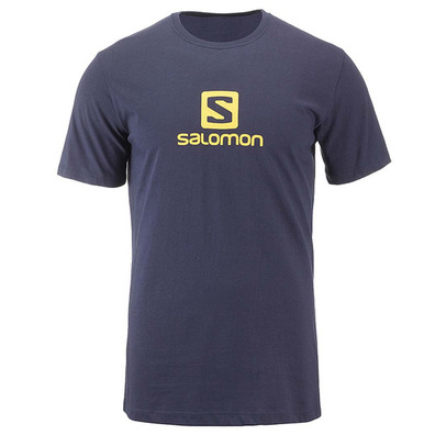 Camiseta Salomon Coton Logo SS Tee Marino