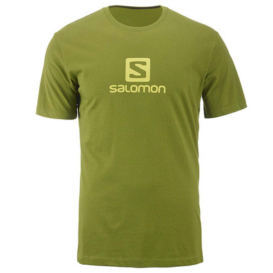 Camiseta Salomon Coton Logo SS Tee Verde