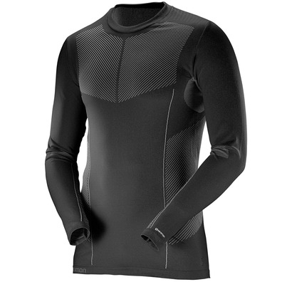 Camiseta Salomon Primo Warm Seamless Negro