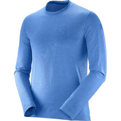 Camiseta Salomon Pulse LS Tee Azul