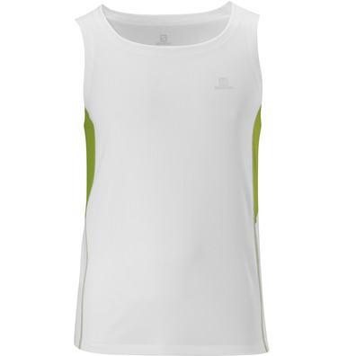 Camiseta Salomon Trail Tank M White