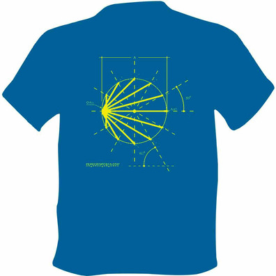 Camiseta técnica Logo Estrella Camino Azul