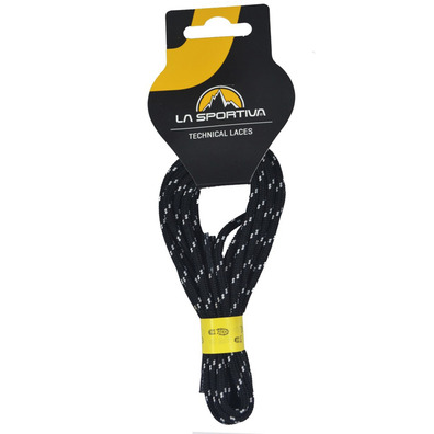 Cordones La Sportiva Botas 170 cm Negro/Blanco