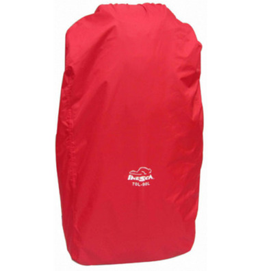 Cubremochilas Inesca 45 - 65 litros Rojo