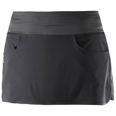 Falda Salomon Elevate Flow Skirt Negro