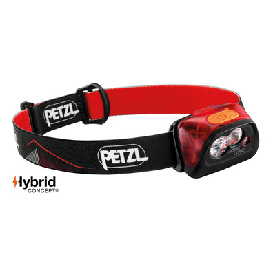 Frontal Petzl Actik Core 450 Lumens Rojo