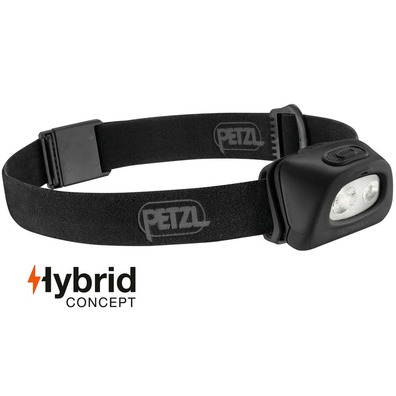 Frontal Petzl Tactikka + 250 lm. Negro